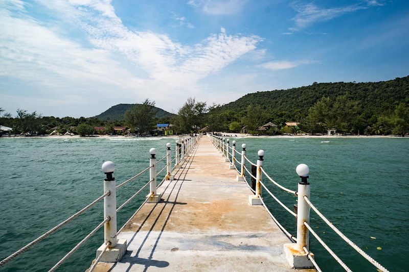 Bến cảng của Koh Rong
