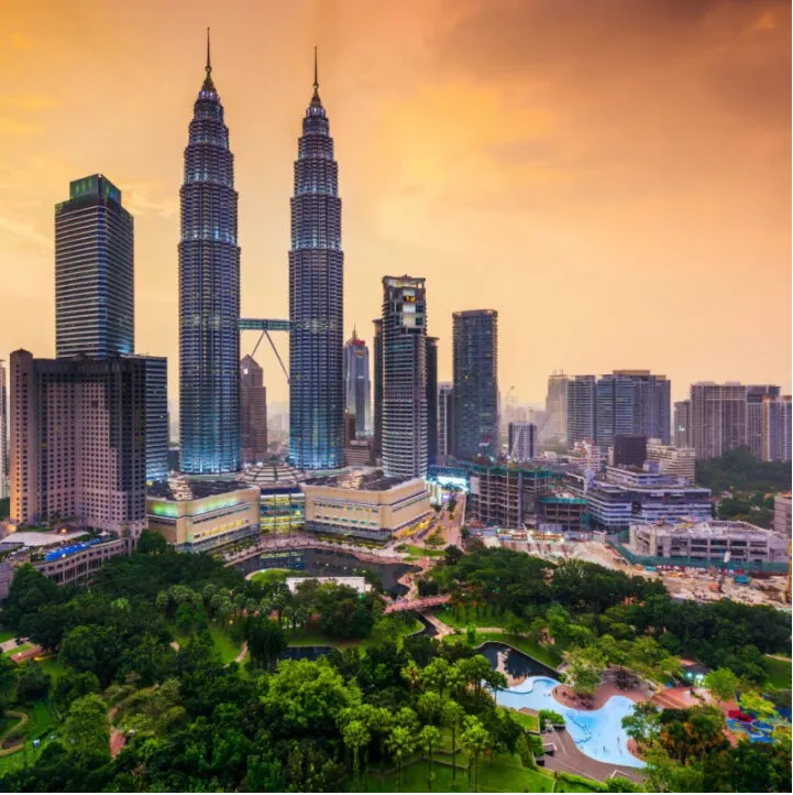 Malaysia với toà tháp đôi Petronas