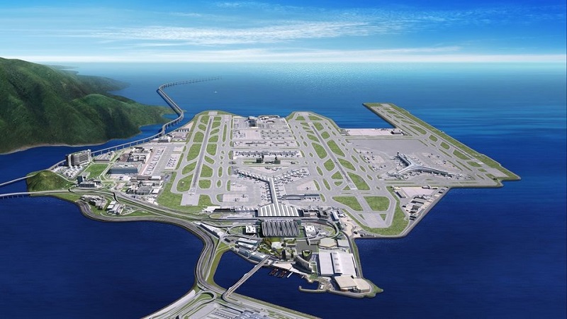 Hình dạng mới của Sân bay Quốc tế Hong Kong đến năm 2025.