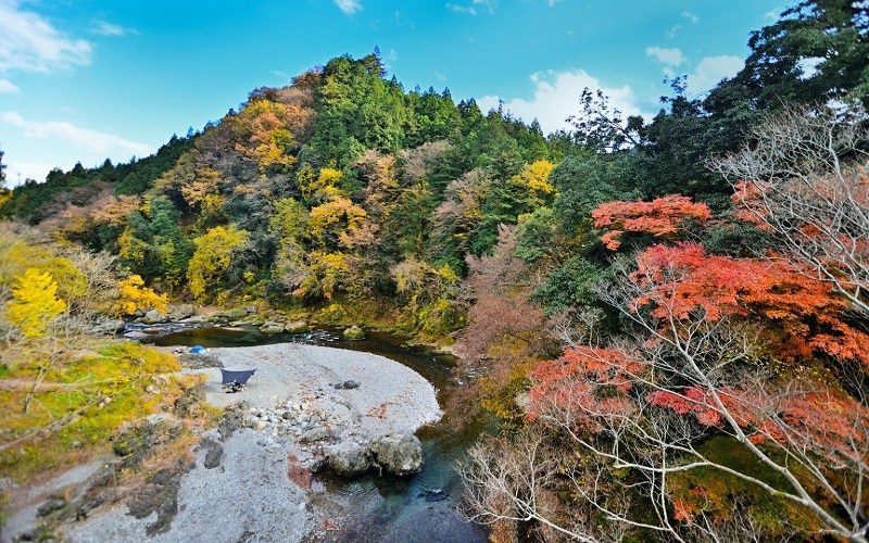 Thung lũng Akigawa của Thành phố Akiruno có thiên nhiên phong phú.