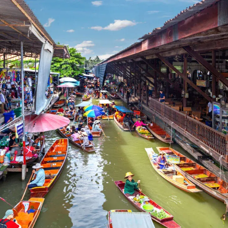 Chợ nổi ở Thái Lan