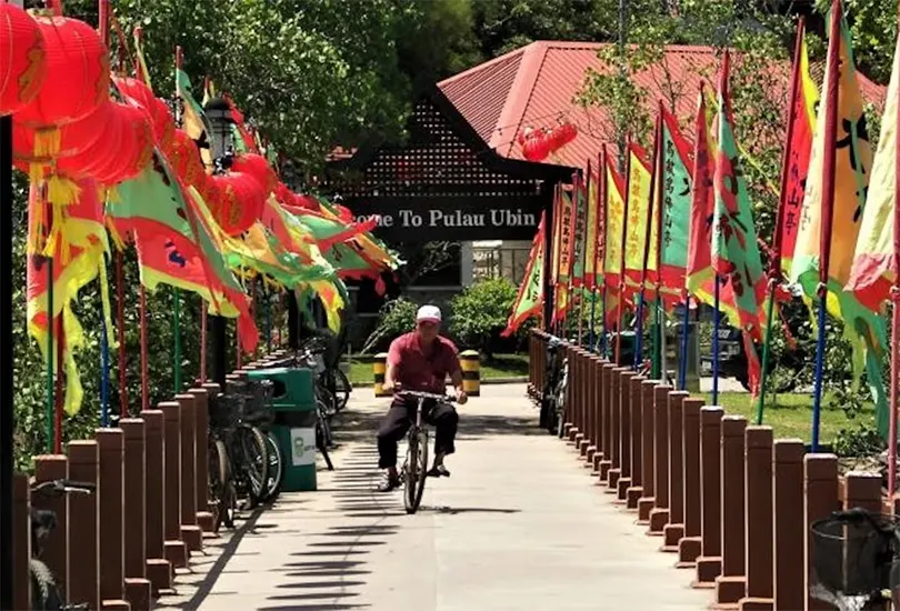 Đảo Pulau Ubin từng là trung tâm khai thác đá granit và hiện có sáu hệ sinh thái đa dạng ở vùng đất ngập nước Chek Jawa.