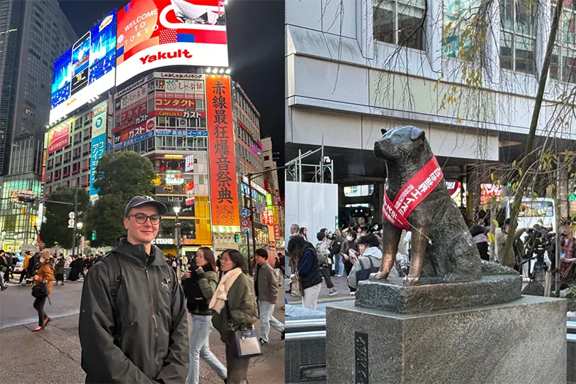 Không nơi nào đông đúc hơn Ngã tư Shibuya, nhưng ngay cả ở đây, bạn vẫn có thể nhận thấy sự yên bình và tĩnh lặng được duy trì trên khắp Tokyo.