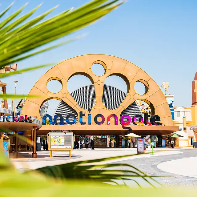 Motiongate Dubai là vùng đất phiêu lưu lấy cảm hứng từ Hollywood với khoảng 30 trò chơi lấy cảm hứng từ những bộ phim hành động và hoạt hình đáng nhớ