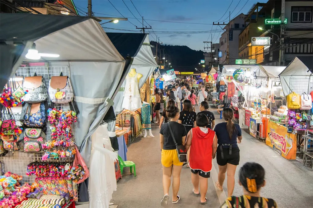 Chợ đêm ở Hua Hin