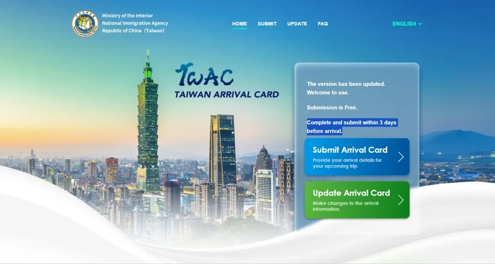 Khách Việt nhập cảnh Đài Loan bắt buộc khai báo trực tuyến từ 1/10