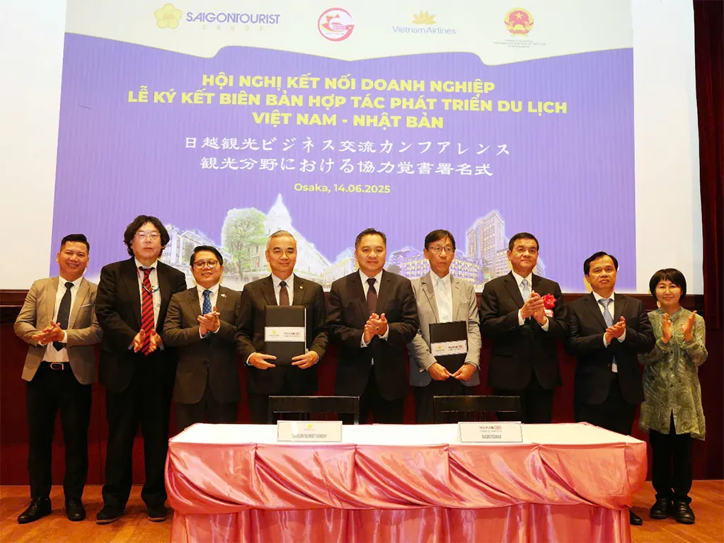 Saigontourist Group ký hợp tác với Radio Osaka để phát triển thông tin kết nối, giới thiệu điểm đến du lịch Việt Nam và Nhật Bản