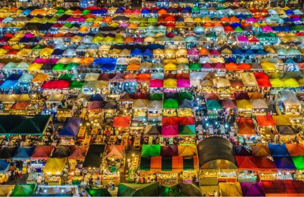 Chợ đêm ở Bangkok