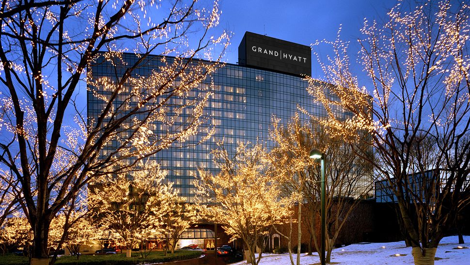 Sẽ thật tuyệt vời khi nhìn ngắm cảnh đẹp mua thu từ khách sạn Grand Hyatt Seoul 