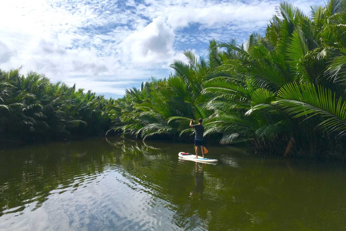 Chèo Sup ở Kampot