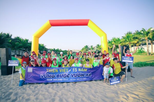 cty Thiên Việt tham gia chương trình Team Building do công ty du lịch META tổ chức