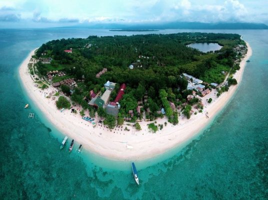 Một trong những hòn đảo của quần đảo Gili