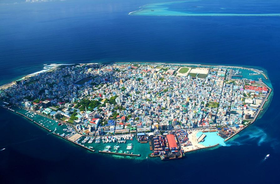 Đảo Malé thuộc quần đảo Maldives