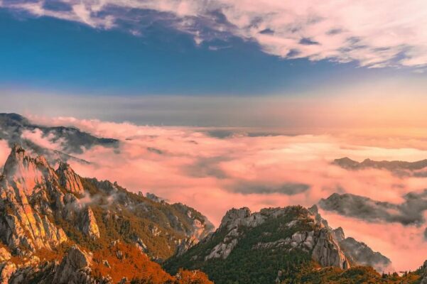 Leo núi ở Hàn Quốc