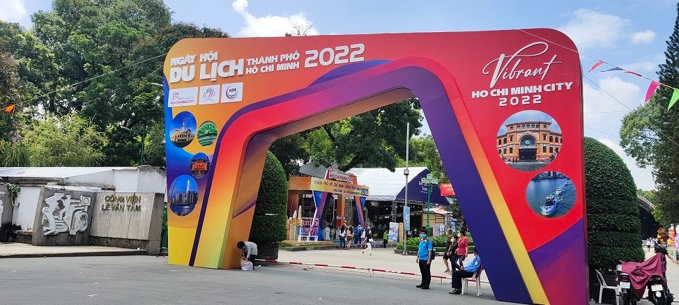 Ngày hội du lịch Tp.HCM 2022 diễn ra tại công viên Lê Văn Tám