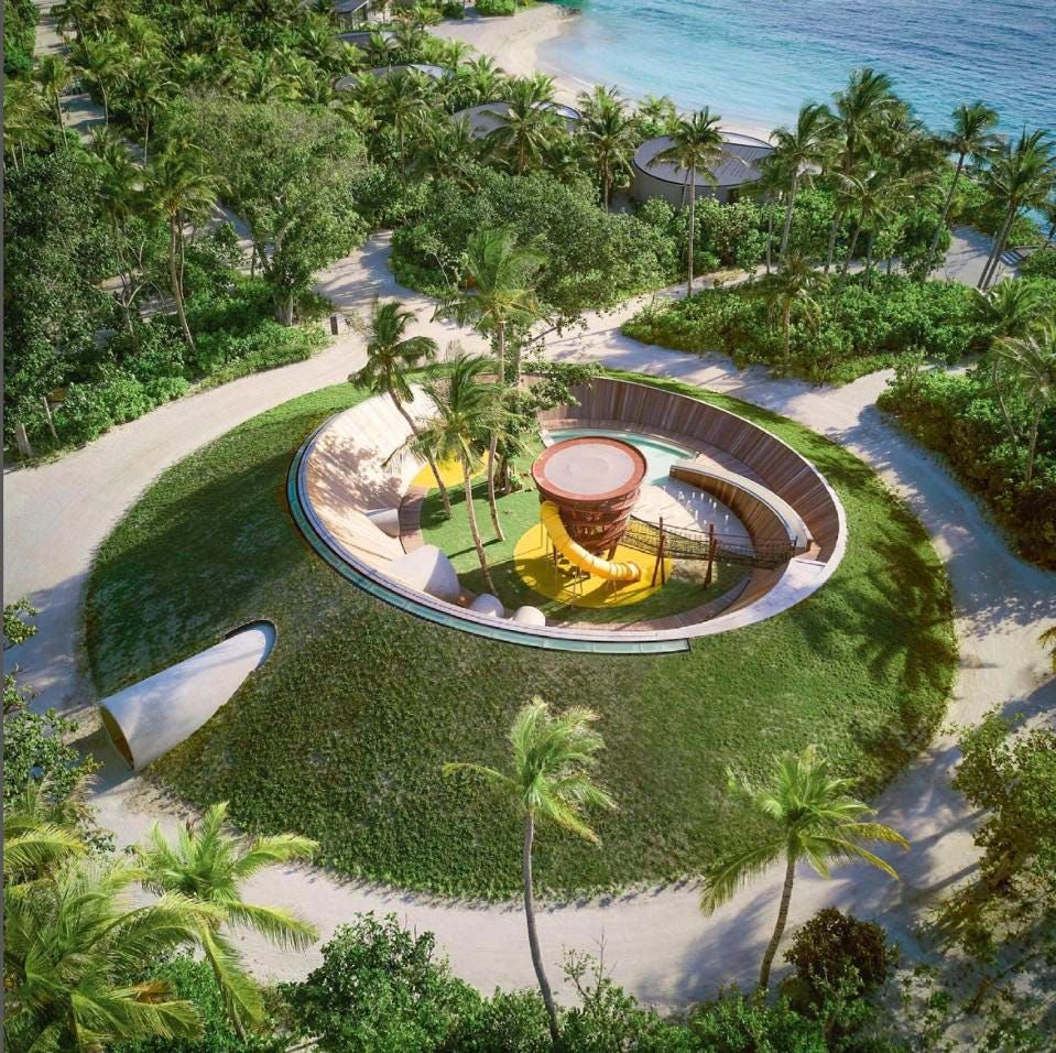 Câu lạc bộ trẻ em The Ritz Carlton Maldives, Quần đảo Fari là một kỳ quan kiến trúc