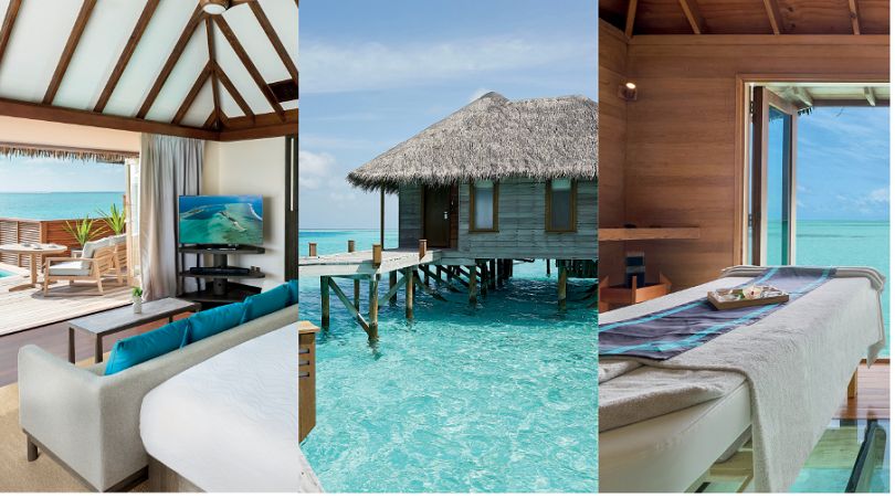 Cây xanh tươi tốt, cát trắng, nước màu ngọc lam: Glorious Conrad Maldives có tất cả
