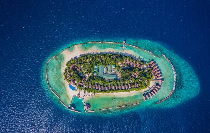 Đảo san hô Nam Maldives