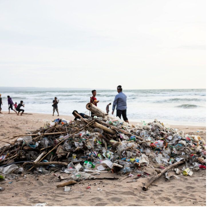 Khách du lịch Bali phàn nàn về rác thải ‘hôi thối’ trên bãi biển Canggu