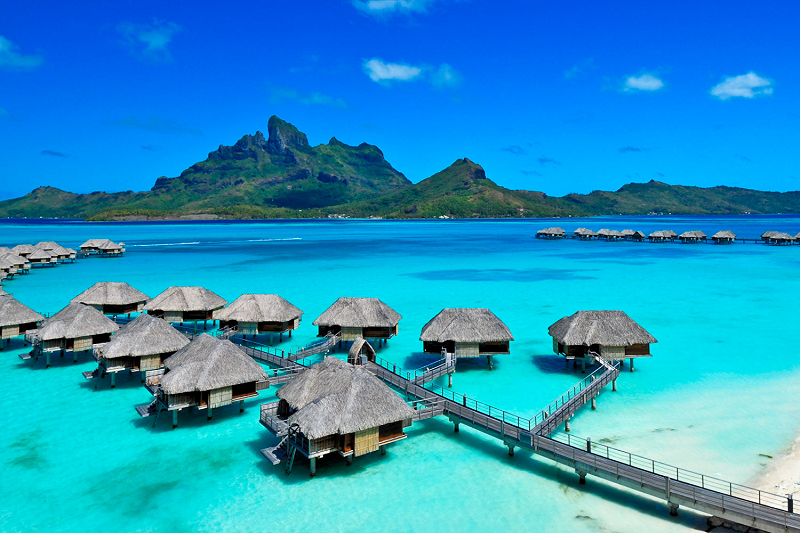 Bora Bora là một trong những lựa chọn thay thế cho tuần trăng mật cuối cùng khi đến Maldives