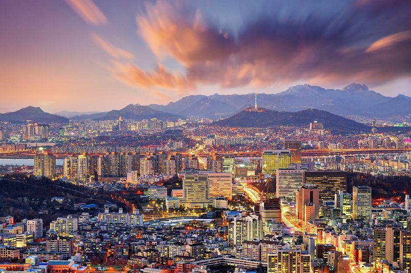 Thủ đô Seoul của Hàn Quốc, nơi chắc chắn dân du lịch sẽ luôn ghé tới