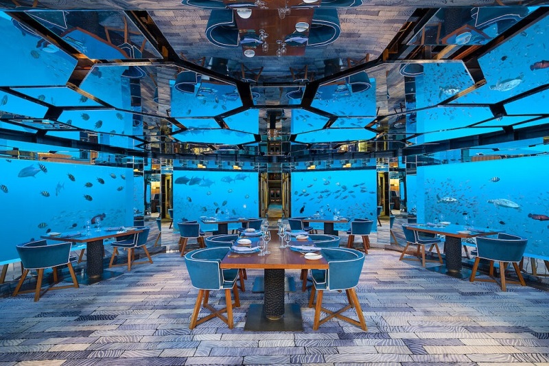 Nhà hàng dưới nước Anantara Kihavah Maldives