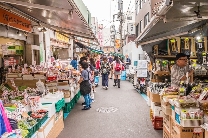 Chợ cá Tsukiji & Bia thủ công ở Yanaka