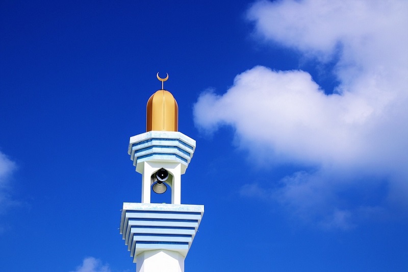 Nóc nhà thờ Hồi giáo ở Maldives