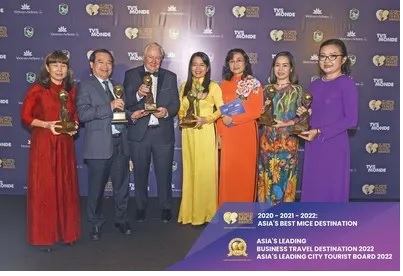 Thành phố Hồ Chí Minh giành nhiều giải thưởng tại World Travel Awards & World MICE Awards 2022