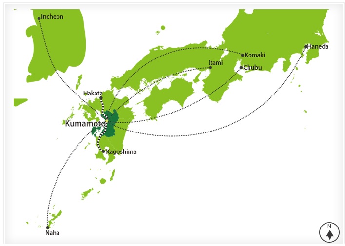 Thành phố Kumamoto, một đô thị trung tâm, phù hợp cho Tour du lịch MICE-kết hợp Hội nghị, Hội thảo khách hàng