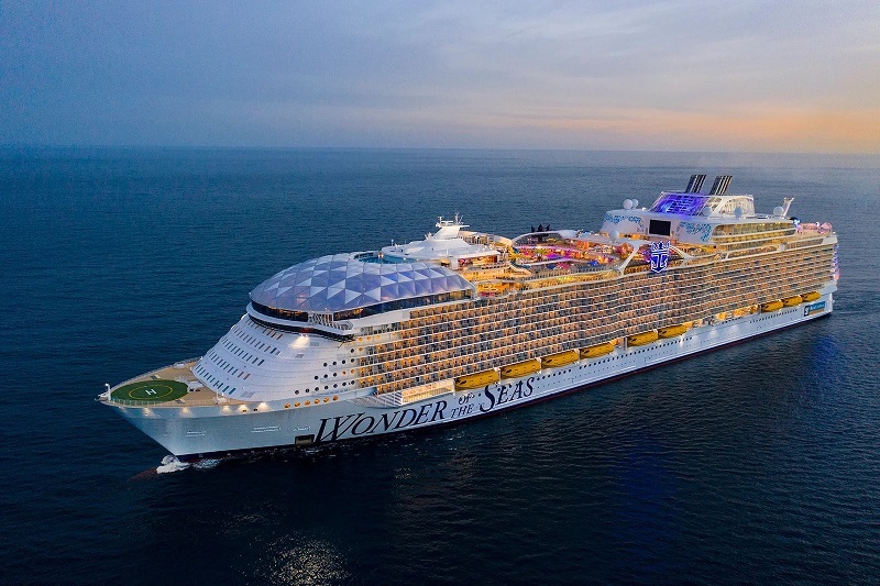 The new Wonder of the Seas.
