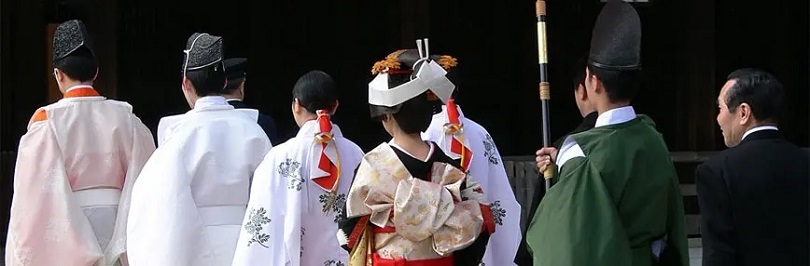 Một đám cưới Shinto truyền thống