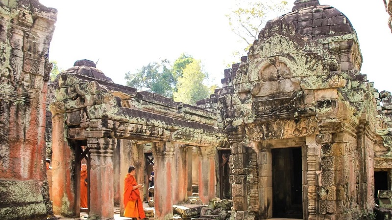 Tàn tích của đền Angkor