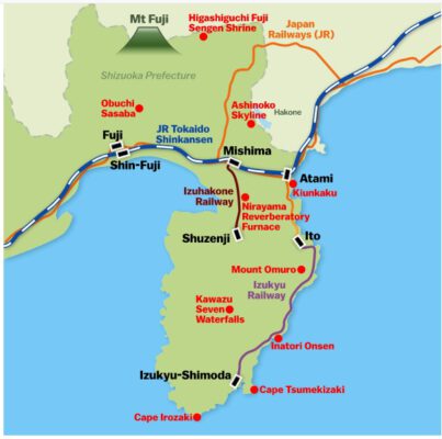 10 địa điểm tham quan gần núi Phú Sĩ