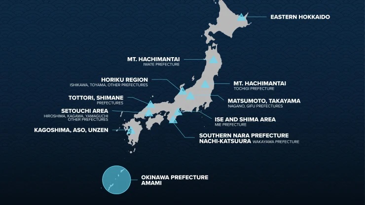 Nhật Bản đề xuất 11 địa điểm ít được biết đến