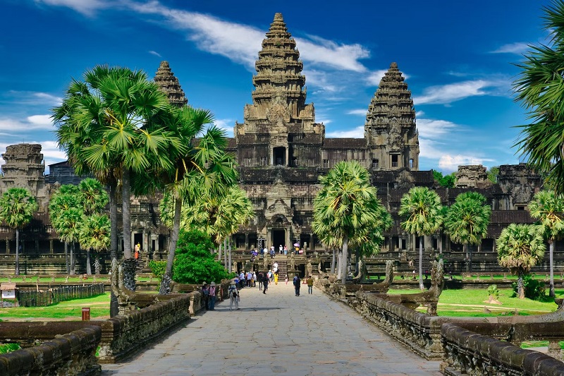 Angkor Wat nổi tiếng ở Campuchia
