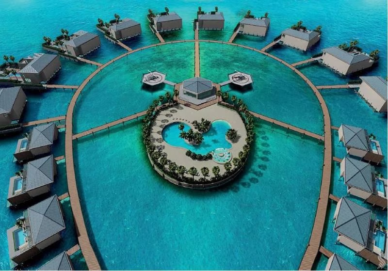 Khu nghỉ dưỡng Al Mahra thuộc sở hữu của Dubai sẽ khai trương tại Maldives vào năm 2025
