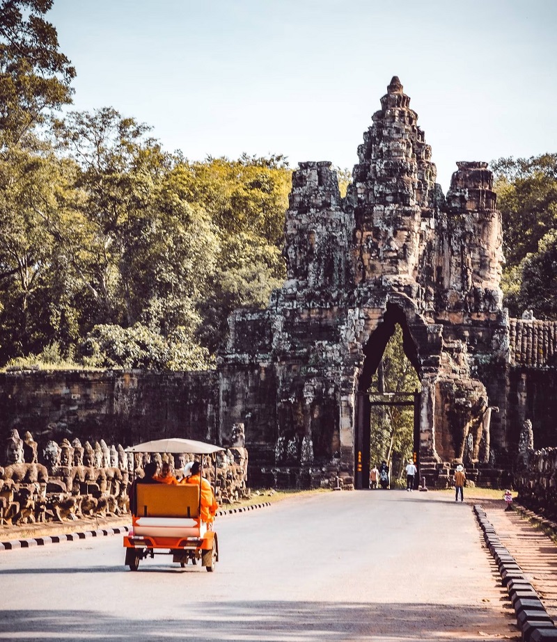 Mùa gió mùa của Campuchia kéo dài từ tháng 6 đến tháng 10 và là thời điểm yên tĩnh nhất để ghé thăm.