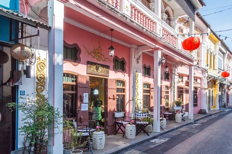 Những khúc yên tĩnh của Thị trấn Phuket và kiến trúc Trung-Bồ Đào Nha của nó