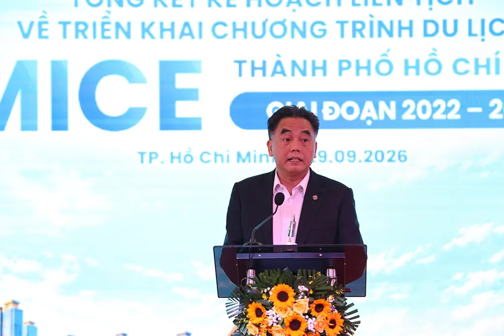 Ông Nguyễn Lộc Hà phát biểu tại hội nghị ngày 29-9 - Ảnh: TRƯƠNG LINH