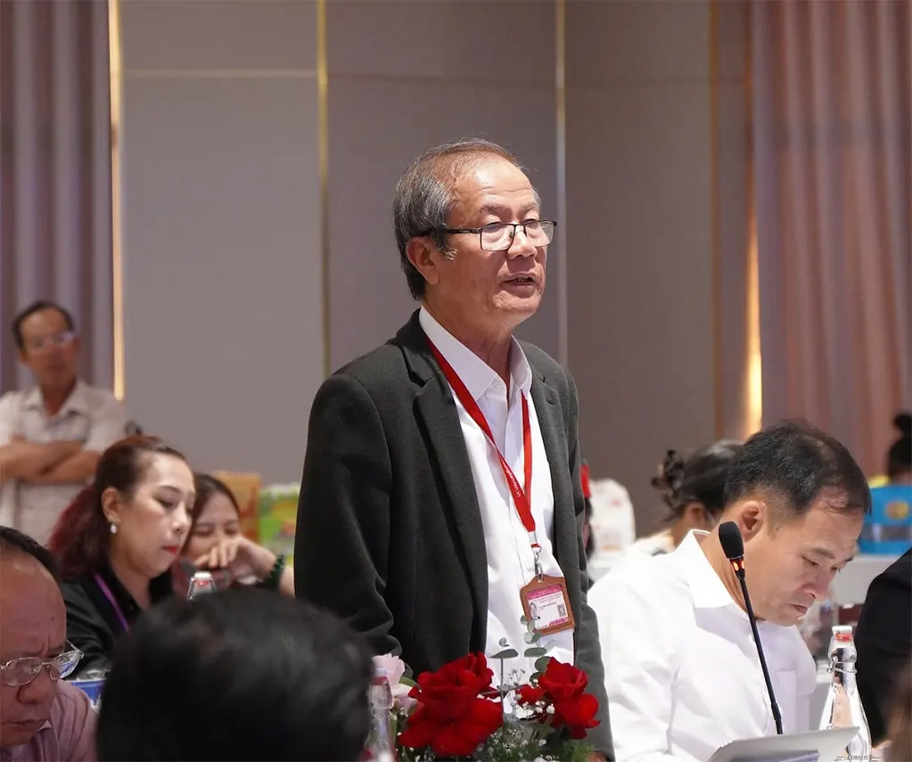 Ông Nguyễn Văn Mỹ nhấn mạnh giá trị của trải nghiệm nằm ở sự cảm nhận - Ảnh: nhân vật cung cấp